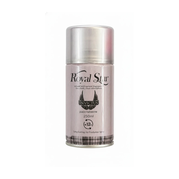 اسپری خوشبوکننده هوا برند ROYAL STAR ( رایحه Invictus)